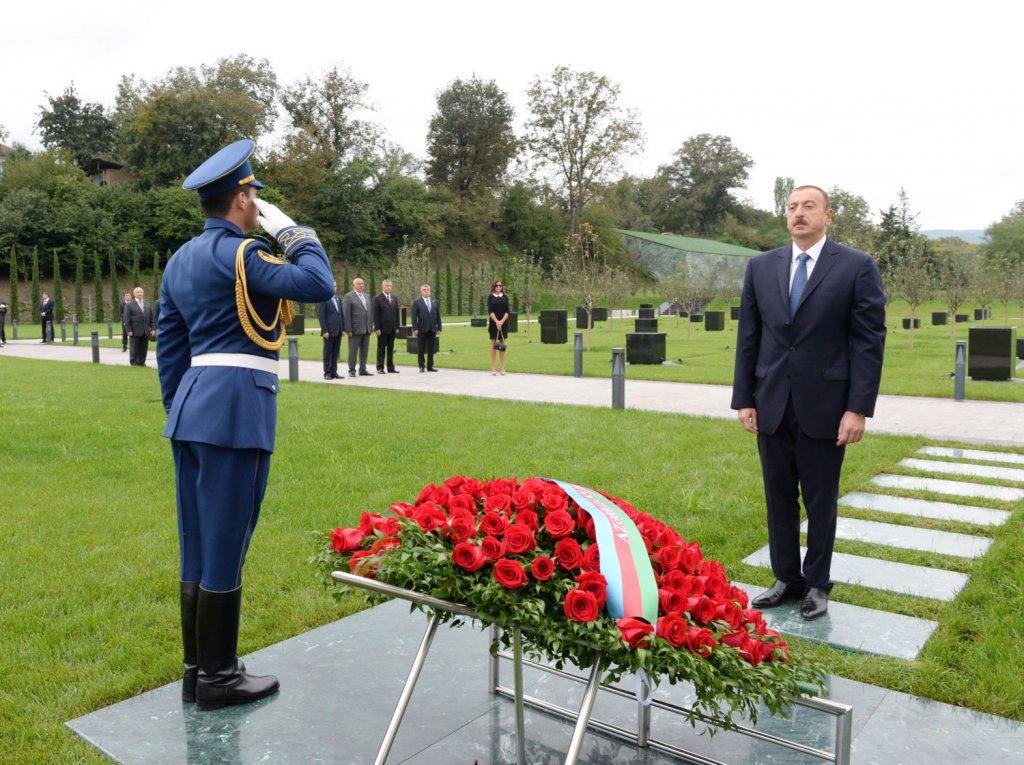 Quba Soyqırımı Memorial Kompleksinin açılışı