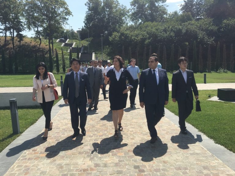 Koreya Respublikasının Azərbaycandakı Fovqəladə və Səlahiyyətli  səfiri Kim Çanq-gyu Quba rayonuna səfər edib