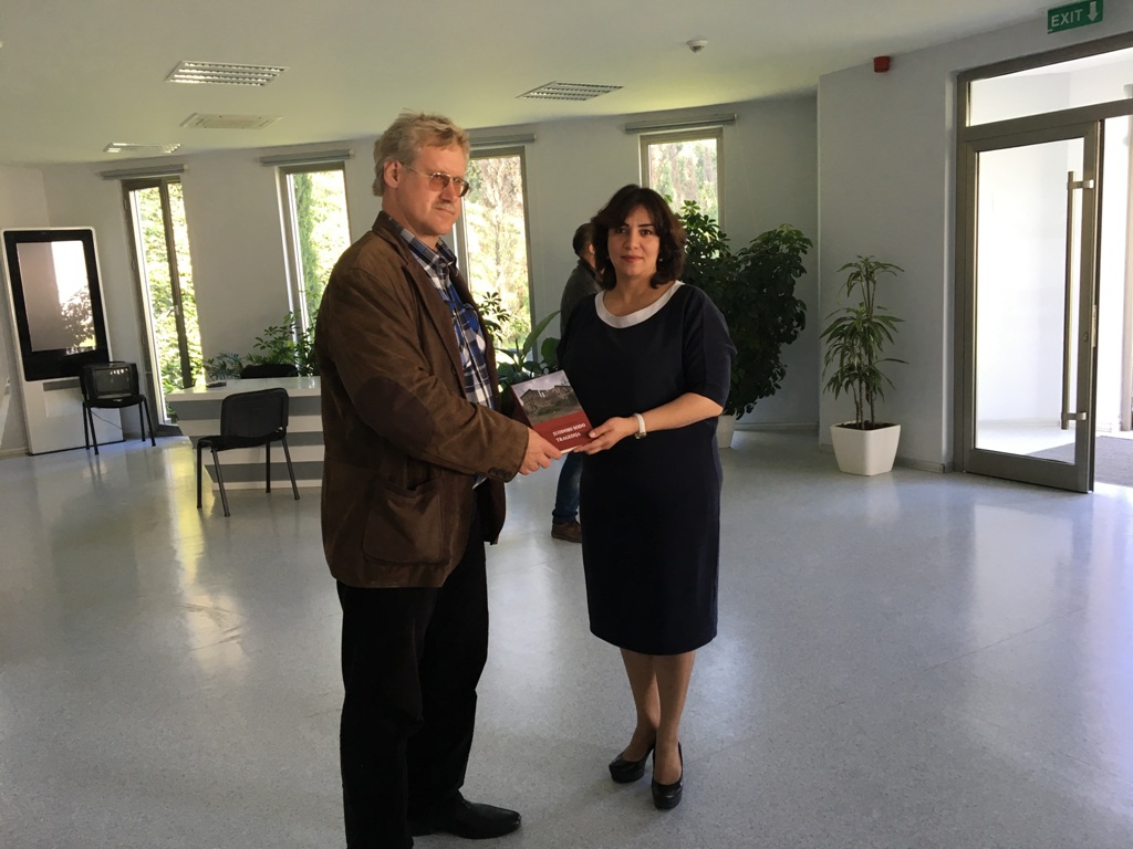 Azərbaycan Mətbuat şurasının sədr müavini Ayaz Mirzəyev Litavalı tarixçi alim Alqimantas Liyekis Kompleksi ziyarət etmişlər.