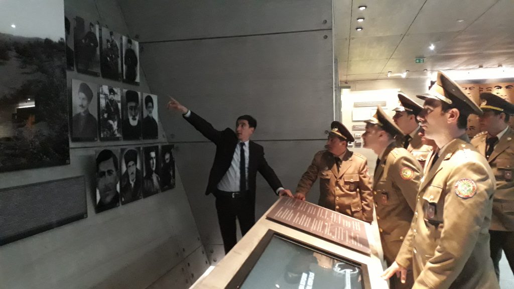 Azərbaycan Respublikasının Fövqəladə Hallar Nazirliyinin Şimal Regional Mərkəzinin əməkdaşları Quba şəhərində “Soyqırımı Memorial Kompleksi”ndə