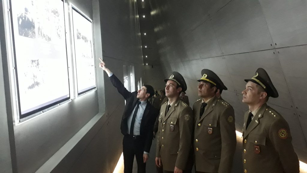 Azərbaycan Respublikasının Fövqəladə Hallar Nazirliyinin Şimal Regional Mərkəzinin əməkdaşları Quba şəhərində “Soyqırımı Memorial Kompleksi”ndə