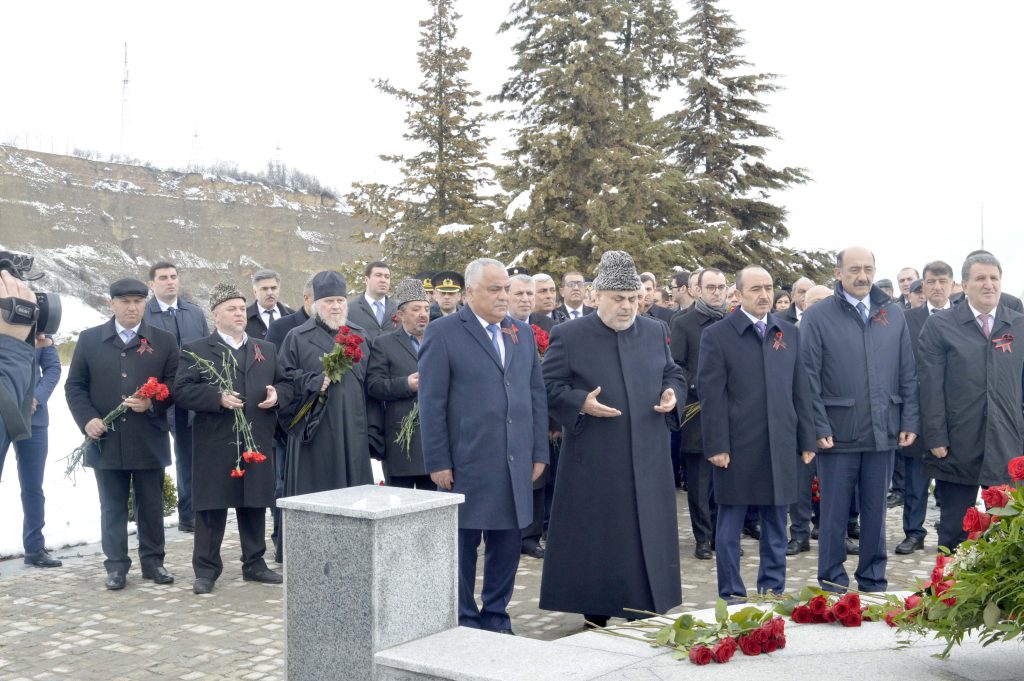 Quba Şəhərində "Soyqırımı Memorial Kompleksi" ndə 31 mart Azərbaycanlıarın Soyqırımının 100-cü il dönümü qeyd edildi