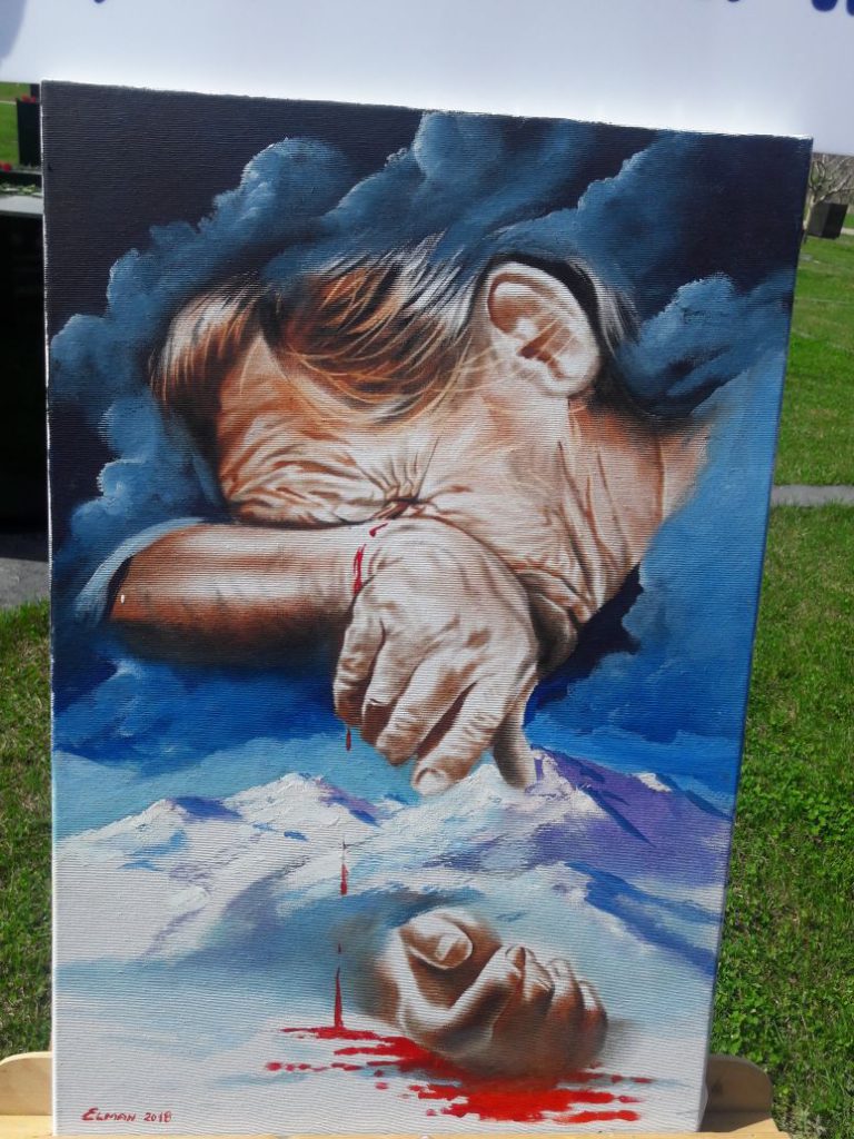 Quba şəhərində “Soyqırımı Memorial Kompleksi”ndə məktəblilərin iştirakı ilə rəsm sərgisi  və şeir müsabiqəsi keçirildi
