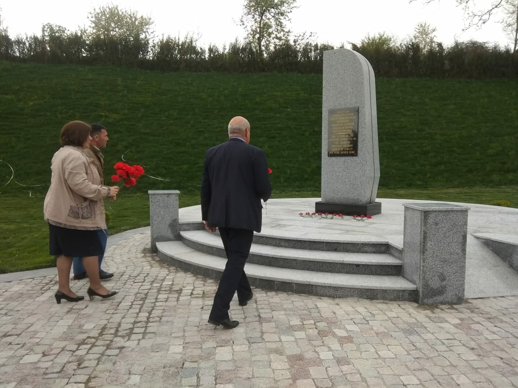 Şabran rayon Roman Yusifov adına 2№ li məktəb liseyi  Quba şəhərində" Soyqırımı Memorial Kompleksi"ni ziyarət etmişlər