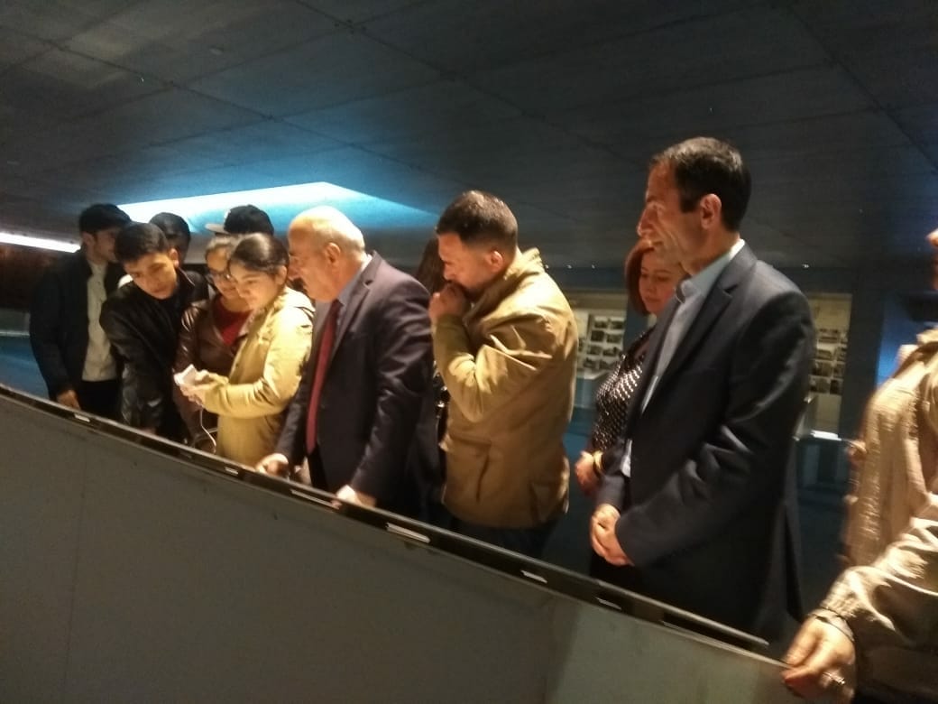 Şabran rayon Roman Yusifov adına 2№ li məktəb liseyi  Quba şəhərində" Soyqırımı Memorial Kompleksi"ni ziyarət etmişlər