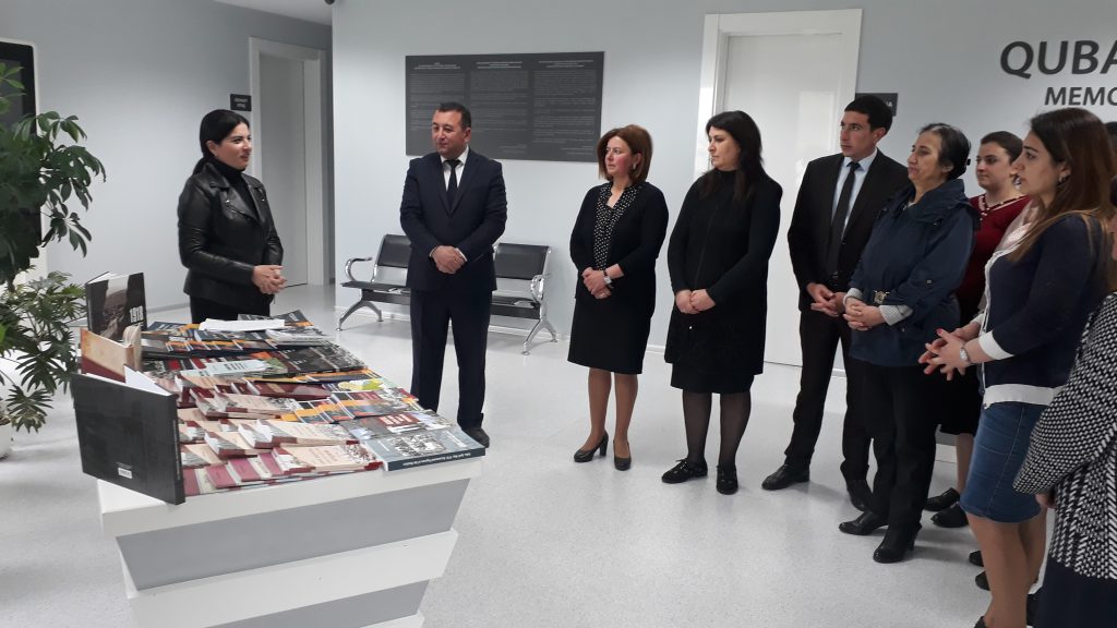 Quba şəhərində “Soyqırımı Memorial Kompleksi”nin təşəbbüsü ilə Quba Mərkəzləşdirilmiş Kitabxanalar Sistemi arasında Əməkdaşlıq Memorandumu imzalanıb.