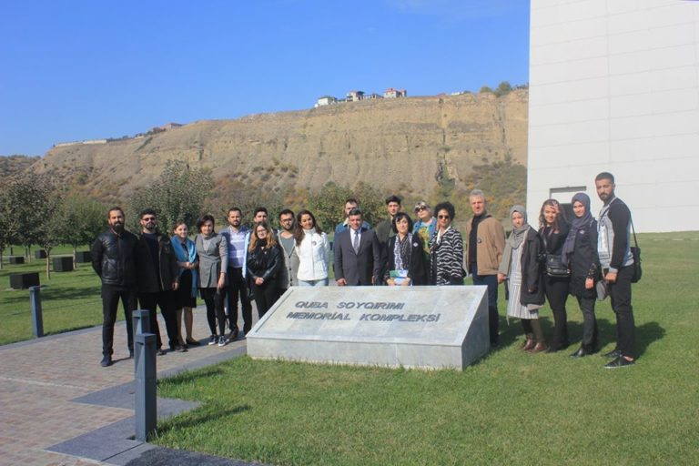 Qazi Universiteti Türk Sanatı Topluğu Akademik danışmanı, tələbələri ilə birlikdə Quba şəhərində "Soyqırımı Memorial Kompleksi"-ni ziyarət etdilər.