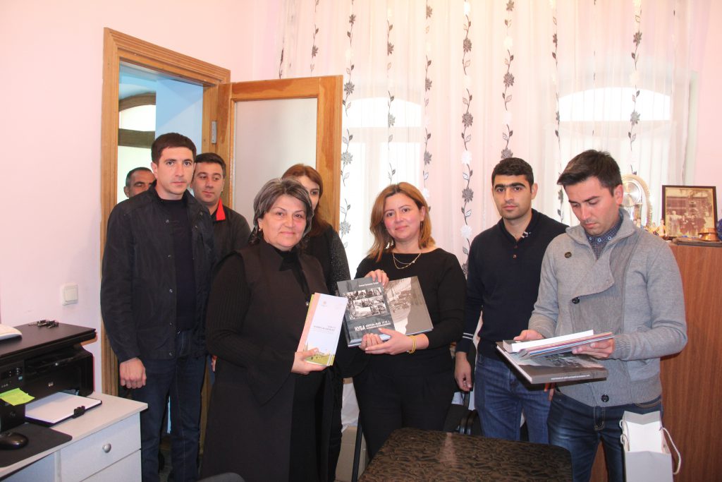 Quba "Soyqırımı Memorial Kompleksi"nin Rəhbərliyinin təşəbbüsü ilə təcrübə mübadiləsi layihəsi çərçivəsində 20 nəfərdən artıq kompleks əməkdaşları Qəbələ, Şəki və Kiş qoruqlarına səfər etmişlər
