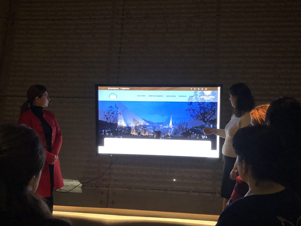 Quba şəhərində “Soyqırım Memorial Kompleksi”nin yeni versiyada  veb-saytı izləyicilərin istifadəsinə verildi.