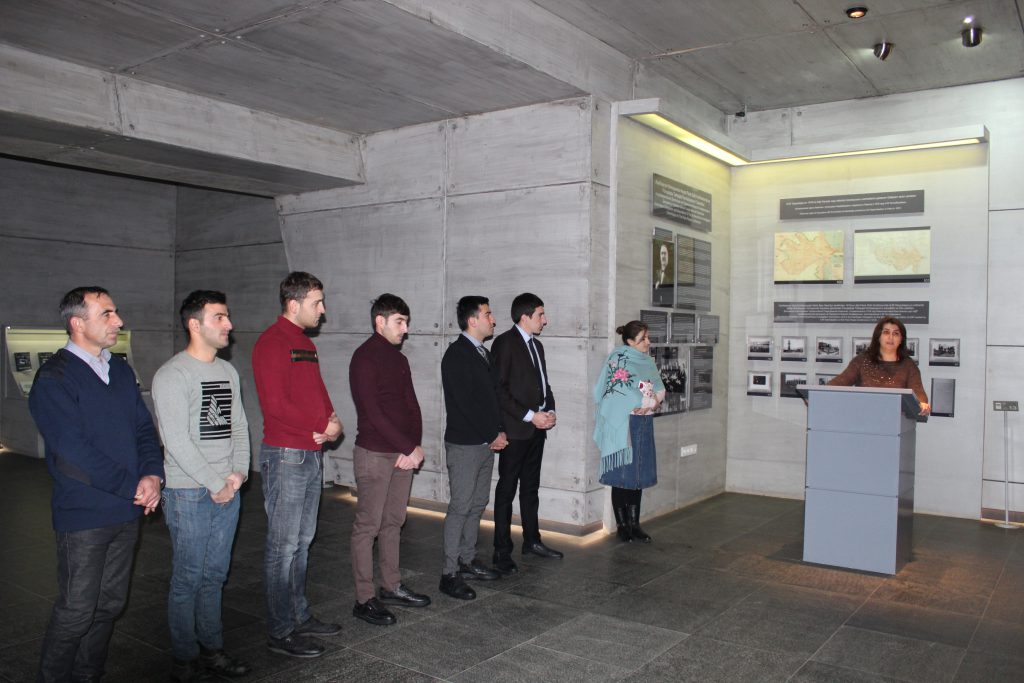 28.12.2018-ci il tarixində  Quba  şəhərində “Soyqırımı  Memorial Kompleksi”ndə il  ərzində görülmüş işlər barədə  hesabat iclası keçirildi.