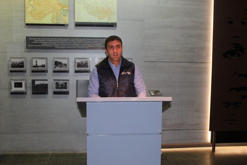 28.12.2018-ci il tarixində  Quba  şəhərində “Soyqırımı  Memorial Kompleksi”ndə il  ərzində görülmüş işlər barədə  hesabat iclası keçirildi.