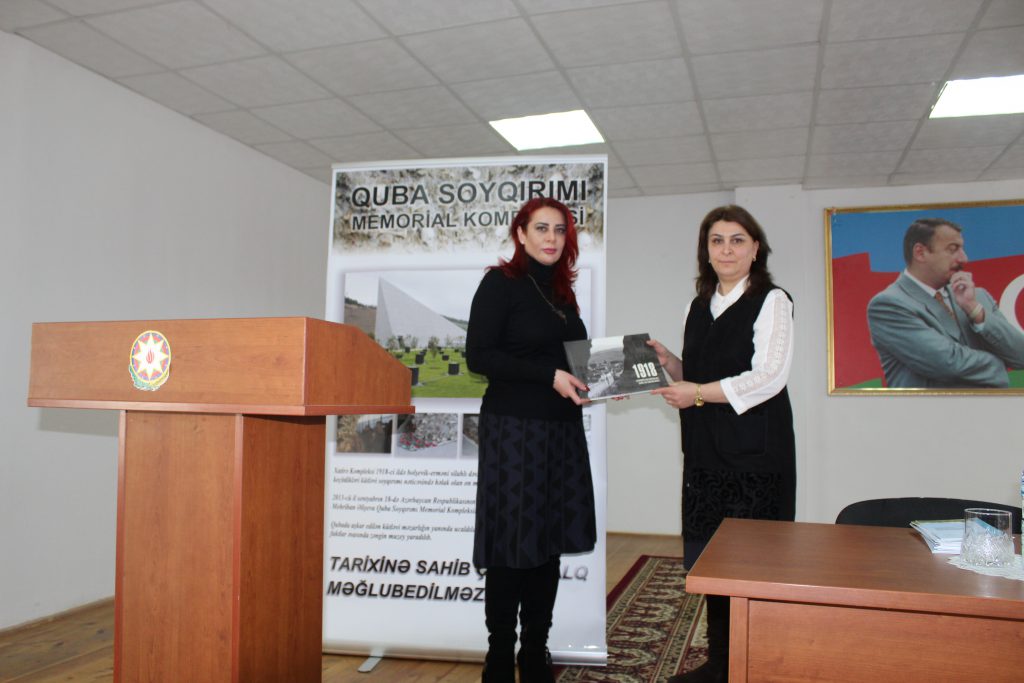 Quba şəhəri “ Soyqırımı Memorial Kompleksi”ndə 2018-ci ildə qəbul edilmiş, 5 il ərzində həyata keçiriləcək “31 Mart Azərbaycanlıların soyqırımı” layihəsi çərçivəsində Qusar şəhər 6 N-li tam orta məktəbində tədbir keçirildi.