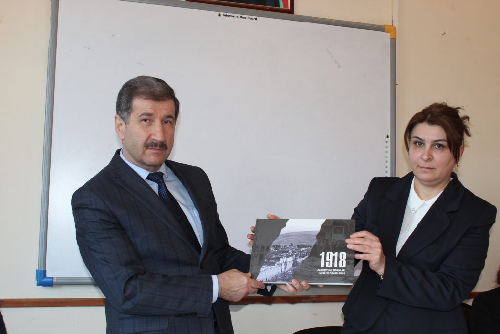 “31 Mart Azərbaycanlıların soyqırımı” layihəsi çərçivəsində Qusar şəhər 1№li tam orta məktəbində tədbir keçirildi.