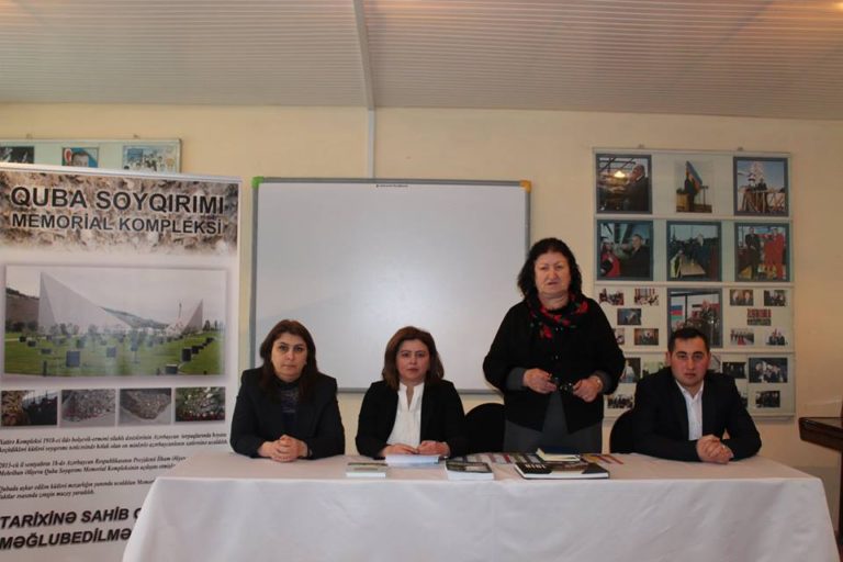 “Tarixi Yaddaşımız” adlı tədbir Elxan Güləliyev adına Qusar şəhər 2 № li tam orta məktəbində təşkil olundu.