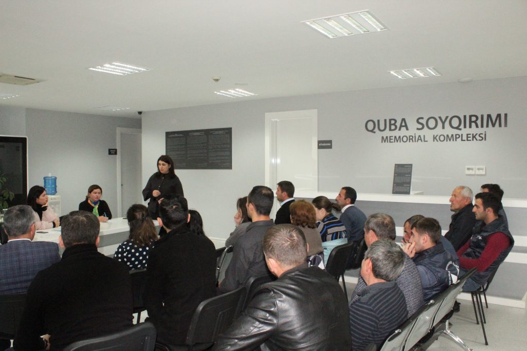 Soyqırımı Memorial Kompleksində cari məsələlərin həllinə həsr olunmuş növbəti iclas keçirilmişdir.
