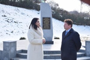 AS PART OF THE VISIT TO GUBA ZOLTAN HERNYES, HEAD OF EUROPEAN COUNCIL OFFICE IN AZERBAIJAN REPUBLIC, VISITED THE GENOCIDE MEMORIAL COMPLEX.