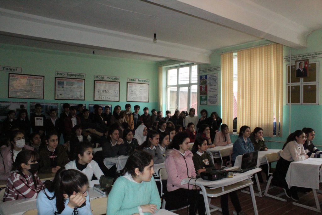 “Tarixin qanlı izləri”  adlı tədbir Xaçmaz  şəhər 1№ li tam orta  məktəbində keçirildi.