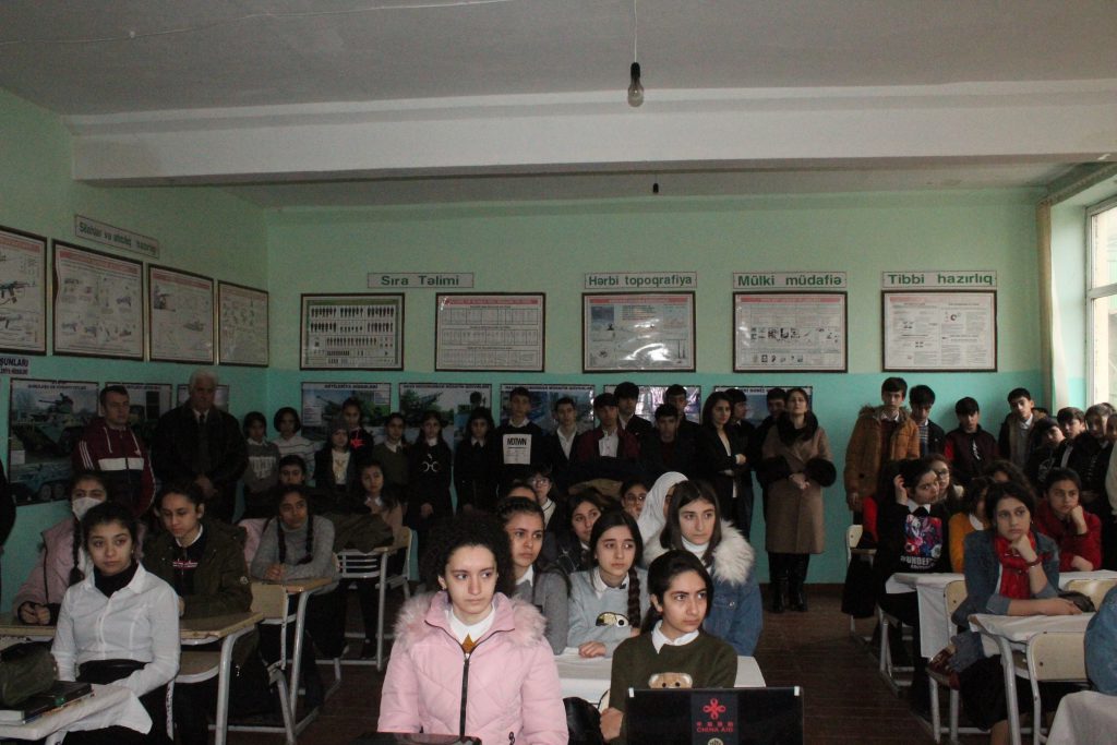 “Tarixin qanlı izləri”  adlı tədbir Xaçmaz  şəhər 1№ li tam orta  məktəbində keçirildi.