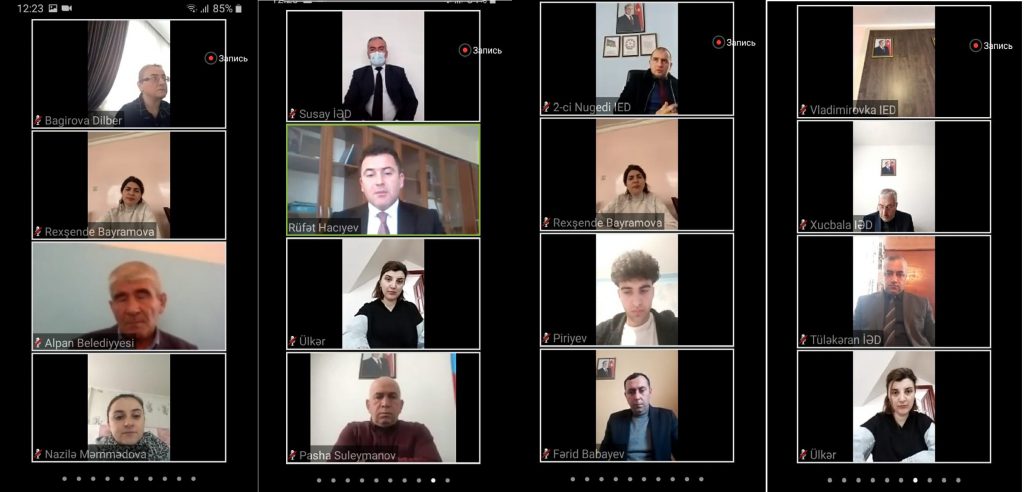 President Ilham Aliyev held a video conference dedicated to the decisiveness, success and prospects for the development of our statehood.