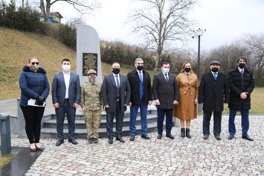 "Vətən Müharibəsi Əlillərinə Kömək" İctimai Birliyinin idarə heyətinin üzvləri Quba Memorial Kompleksini ziyarət etdilər.