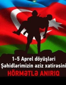 معركة  أبريل (نيسان) 2016 التي استمرت أربعة أيام هي انتصارنا العسكري المجيد ، انتصار يدل على قوة دولتنا وشعبنا وجيشنا