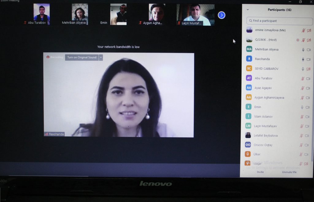On April 17, 2021, an online seminar was held dedicated to the April 18 International Day of Monuments and Historic Sites.  The organizer was the Genocide Memorial Complex.  The participants of the seminar listened with great interest to the report of the Guba archeologist, researcher of the National Historical Museum of ANAS, teacher of ASPU, Doctor of Philosophy Lachin Mustafayev on the topic "Historical Monuments of North-East Azerbaijan".