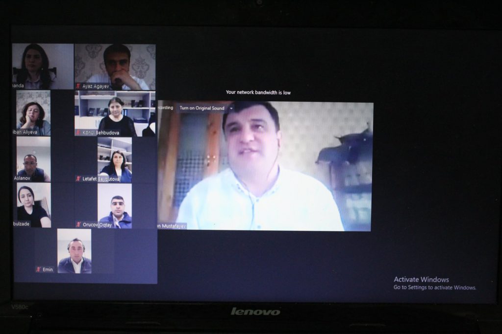 On April 17, 2021, an online seminar was held dedicated to the April 18 International Day of Monuments and Historic Sites.  The organizer was the Genocide Memorial Complex.  The participants of the seminar listened with great interest to the report of the Guba archeologist, researcher of the National Historical Museum of ANAS, teacher of ASPU, Doctor of Philosophy Lachin Mustafayev on the topic "Historical Monuments of North-East Azerbaijan".
