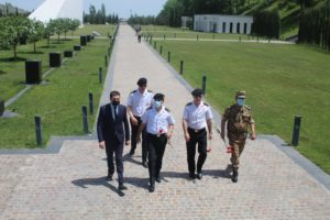Полковники Генерального командования жандармерии Турции господин Нурадеддин Алтынташ, господин Экрем Менги и господин Онур Бакахан посетили 