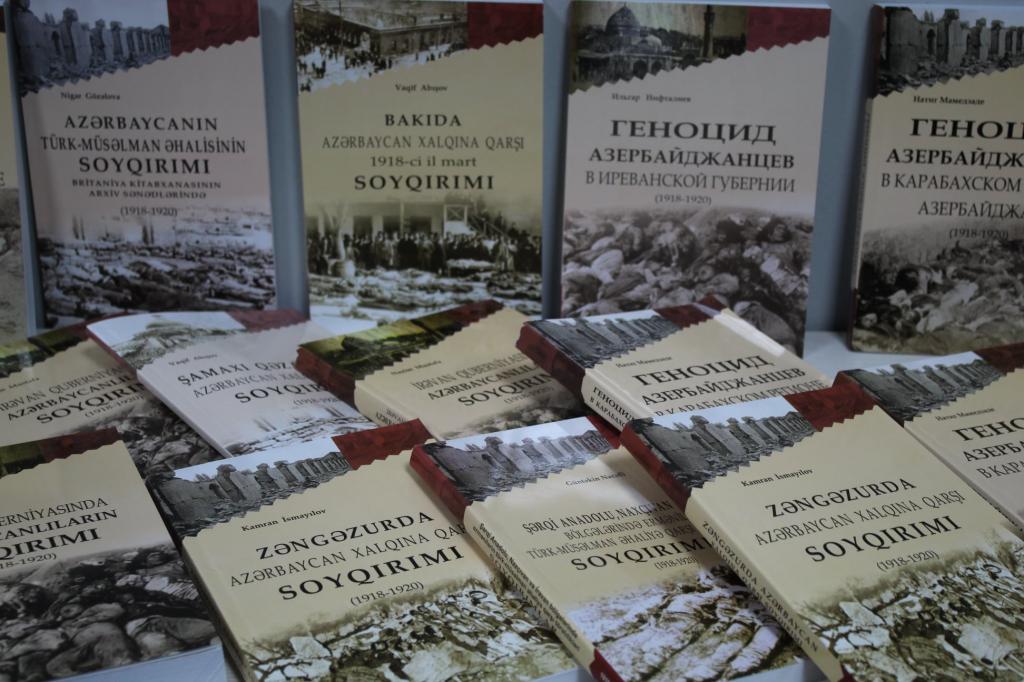 Dear followers! It is gratifying that academician Yagub Mahmudov's tradition of donating books to the "Genocide Memorial Complex" in Guba has been continuing successfully since 2018. So, nowadays, A.A. The Bakikhanov Institute of History donated 100 books on the 1918 Azerbaijani genocide to the Complex's library.