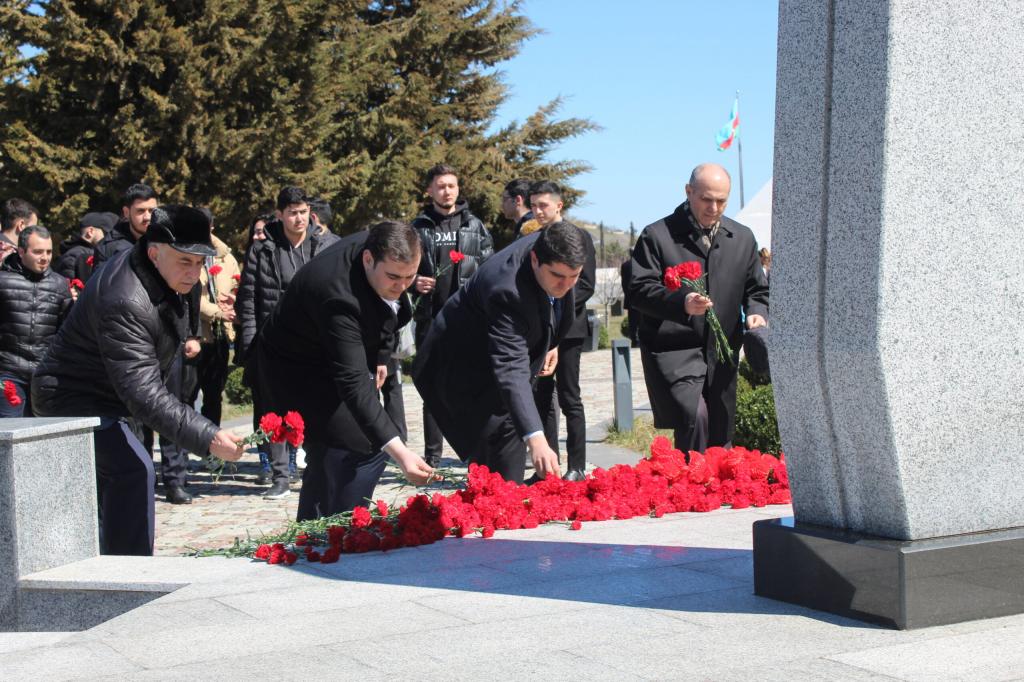 31 mart- azərbaycanlıların soyqırımının 104-cü ildönümü ərəfəsində Kompleksi ziyarət edənlərlə yanaşı, həm də Kompleksdə silsilə tədbirlər keçirilməkdədir. Belə ki, Quba şəhərində “Soyqırımı Memorial Kompleksi”nin təşkilatçılığı ilə Quba,  Xaçmaz, Qusar, Şabran, Siyəzən və Xızı Rayon Gənclər İdman idarələri və Azərbaycan Texniki Universiteti 31 mart - azərbaycanlıların soyqırımının 104-cü ildönümü ilə əlaqədar tədbir keçirimişdir.