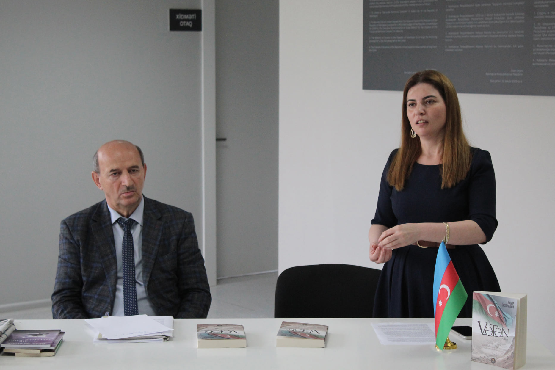Bu gün  Soyqırımı Memorial Kompleksində son günlərin ən çox oxunan, ən çox danışılan kitabı – “Vətən” poemasının müəllifi,  Qubalı ziyalımız Ramiz Qusarçaylının kitab təqdimatı keçirilmişdir.