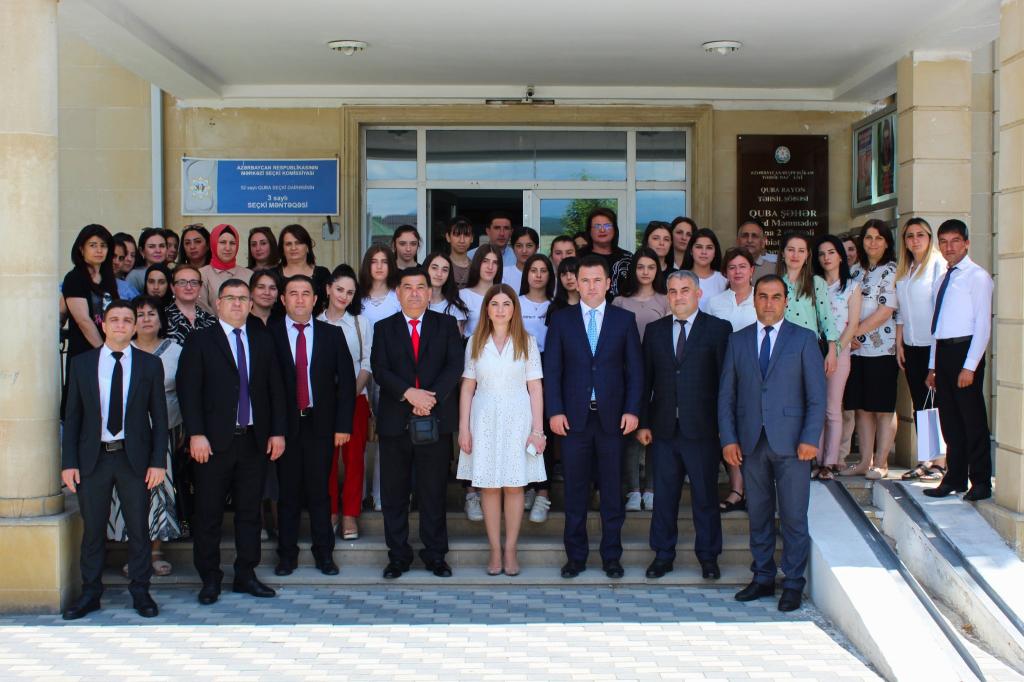 İyulun 5-də Sumqayıt Dövlət Universitetinin  60 illik yubileyi münasibətilə Quba şəhərində təhsil ictimaiyyəti və  SDU-nun məzunları ilə  görüş keçirilmişdir.