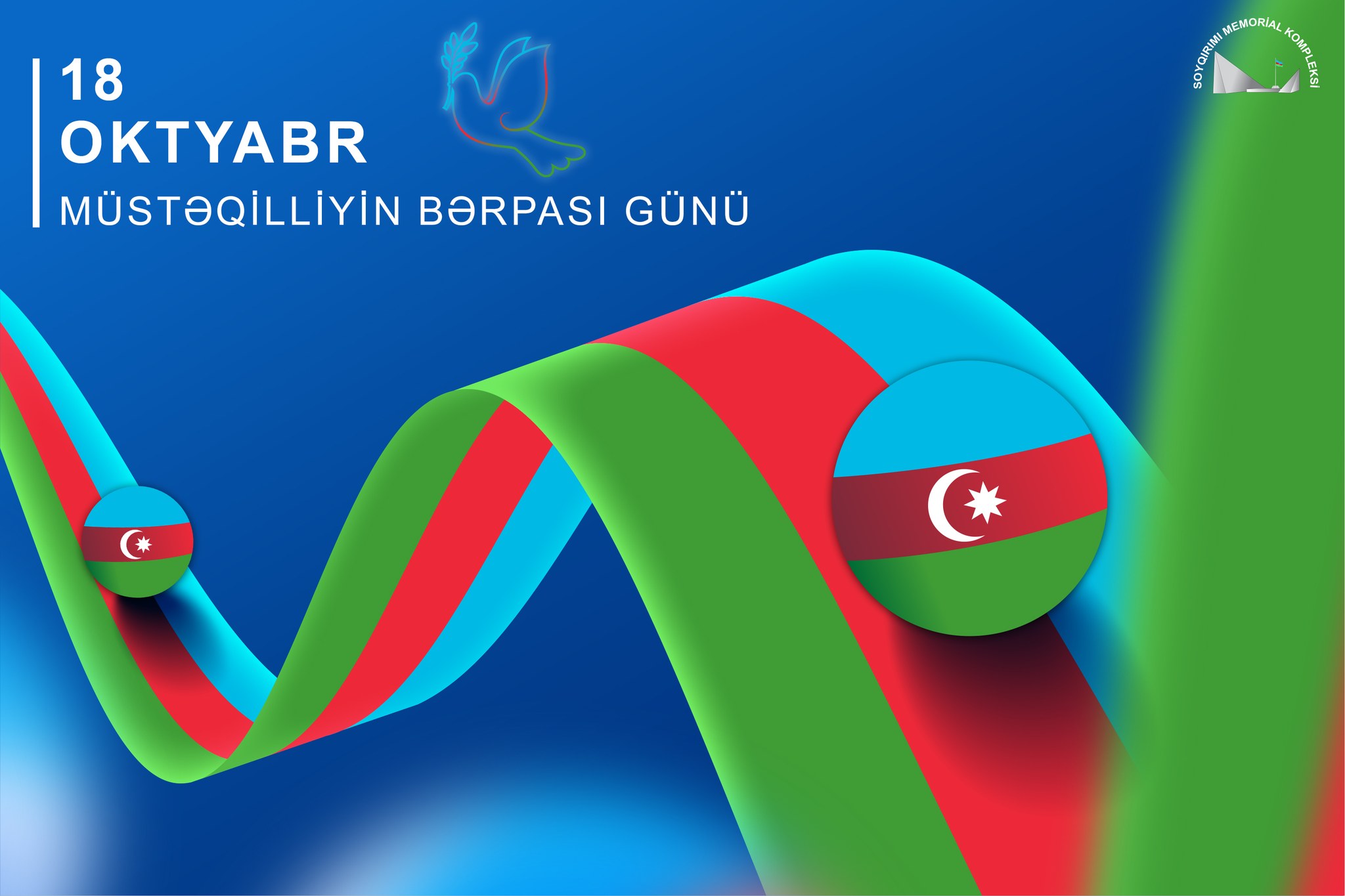 Bu gün Azərbaycanda Müstəqilliyin Bərpası Günü qeyd olunur.