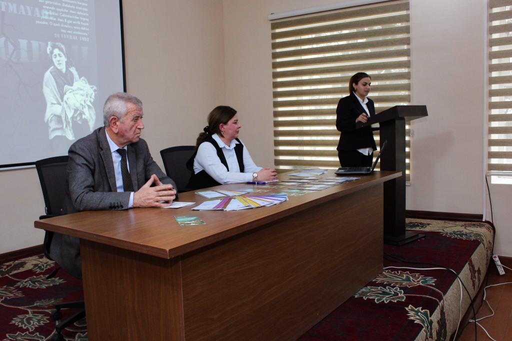 An event dedicated to the 105th anniversary of the genocide of Azerbaijanis and the 31st anniversary of the Khojaly genocide , with the joint organization of the Genocide Memorial Complex and  Guba branch of the Azerbaijan State Pedagogical University  was held. University employees Dr.