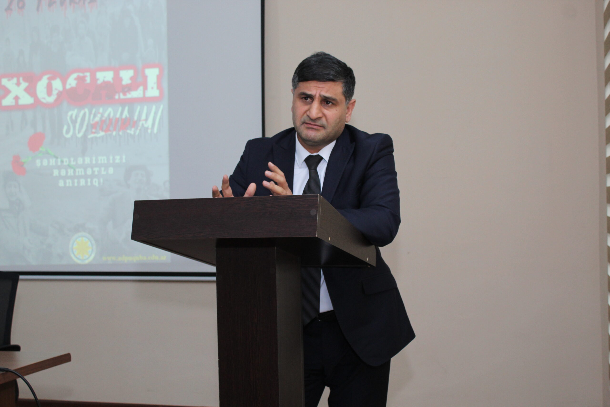 An event dedicated to the 105th anniversary of the genocide of Azerbaijanis and the 31st anniversary of the Khojaly genocide , with the joint organization of the Genocide Memorial Complex and  Guba branch of the Azerbaijan State Pedagogical University  was held. University employees Dr.