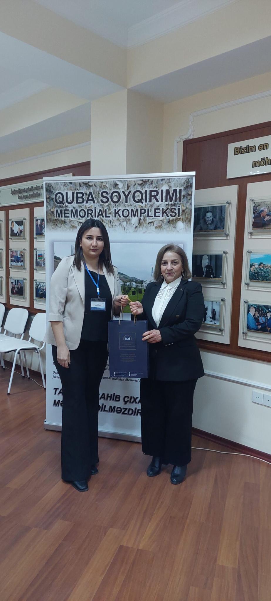 Genocide Memorial Complex continues a series of events in connection with the "Year of Heydar Aliyev" and the 105th anniversary of the genocide of Azerbaijanis on March 31. The next event on "Activity of the Great Leader Heydar Aliyev in the direction of recognition of the 1918 genocide committed against the Azerbaijanis" was held at the Kurdemir Heydar Aliyev Center.