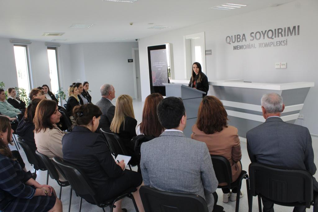 On the eve of the 105th anniversary of the 1918 Genocide of Azerbaijanis, representatives of the Northern Region of the Independent Trade Union of Cultural Workers held an event at the Genocide Memorial Complex.