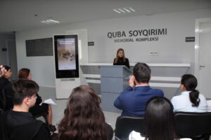 Quba şəhərində “Soyqırımı Memorial Kompleksi” və Azərbaycan Respublikasının Prezidenti yanında Vətəndaşlara Xidmət və Sosial İnnovasiyalar üzrə Dövlət  Agentliyinin Quba regional “ASAN xidmət” mərkəzinin birgə təşkilatçılığı ilə “Soyqırımı və insanlığa qarşı törədilmiş cinayətlər” mövzusunda elmi konfrans keçirilib.