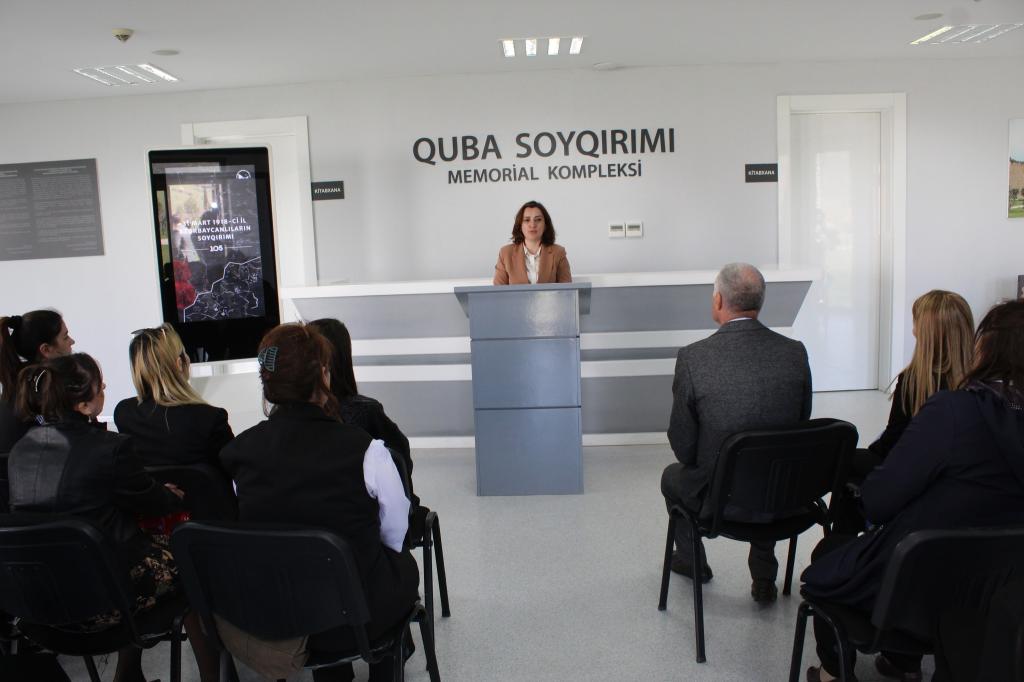 On the eve of the 105th anniversary of the 1918 Genocide of Azerbaijanis, representatives of the Northern Region of the Independent Trade Union of Cultural Workers held an event at the Genocide Memorial Complex.