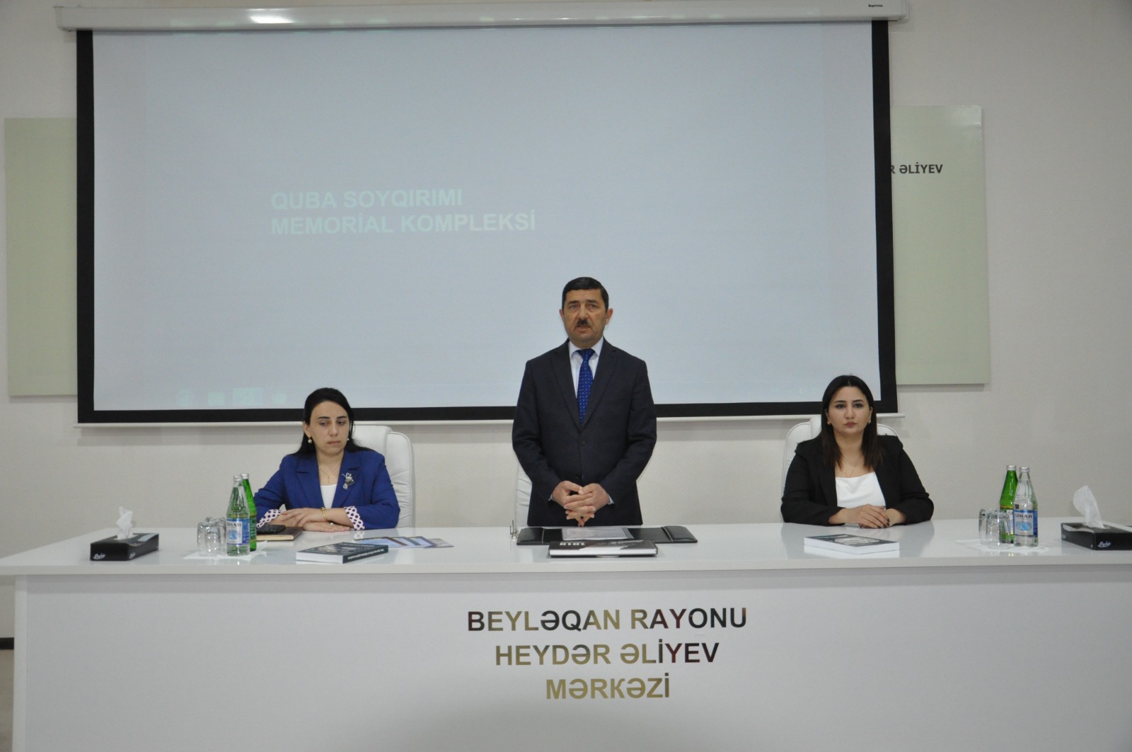 The next event held by the Genocide Memorial Complex in connection with the "Year of Heydar Aliyev" and the 105th anniversary of the March 31 genocide of Azerbaijanis was on the topic of "Historical significance of Great Leader Heydar Aliyev's decree on the genocide of Azerbaijanis dated March 26, 1998."  Officials of Beylagan District Executive Power, staff of the Beylagan District Representation of Kurdamir Regional Culture Department, Museum of History and Local History, House of Culture, Centralized Library System, as well as teachers and students of educational institutions throughout the region participated in the event held at the Beylagan Heydar Aliyev Center.