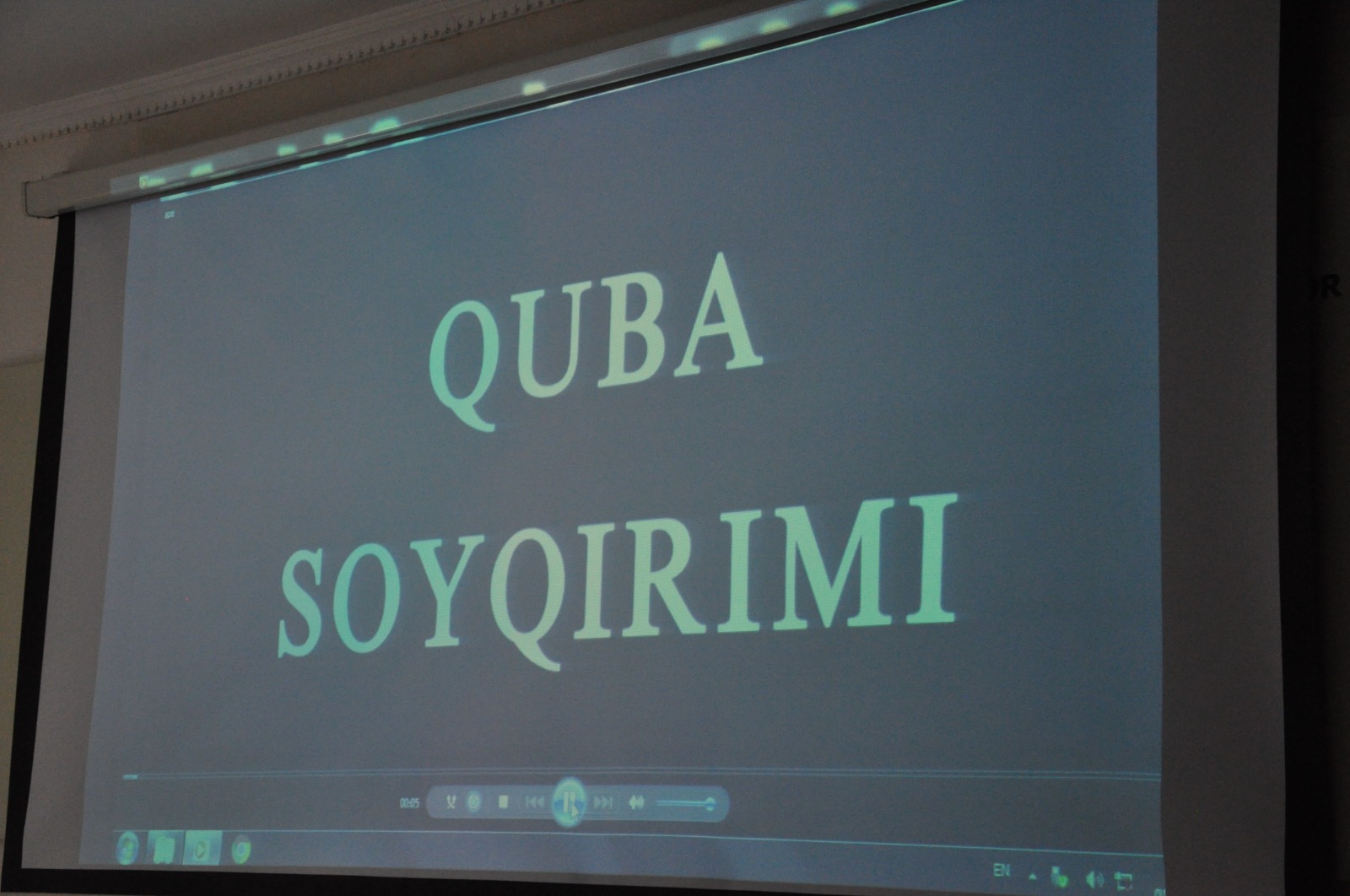 The next event held by the Genocide Memorial Complex in connection with the "Year of Heydar Aliyev" and the 105th anniversary of the March 31 genocide of Azerbaijanis was on the topic of "Historical significance of Great Leader Heydar Aliyev's decree on the genocide of Azerbaijanis dated March 26, 1998."  Officials of Beylagan District Executive Power, staff of the Beylagan District Representation of Kurdamir Regional Culture Department, Museum of History and Local History, House of Culture, Centralized Library System, as well as teachers and students of educational institutions throughout the region participated in the event held at the Beylagan Heydar Aliyev Center.
