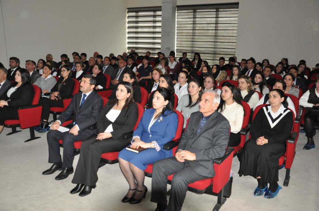 The next event held by the Genocide Memorial Complex in connection with the "Year of Heydar Aliyev" and the 105th anniversary of the March 31 genocide of Azerbaijanis was on the topic of "Historical significance of Great Leader Heydar Aliyev's decree on the genocide of Azerbaijanis dated March 26, 1998."  Officials of Beylagan District Executive Power, staff of the Beylagan District Representation of Kurdamir Regional Culture Department, Museum of History and Local History, House of Culture, Centralized Library System, as well as teachers and students of educational institutions throughout the region participated in the event held at the Beylagan Heydar Aliyev Center.
