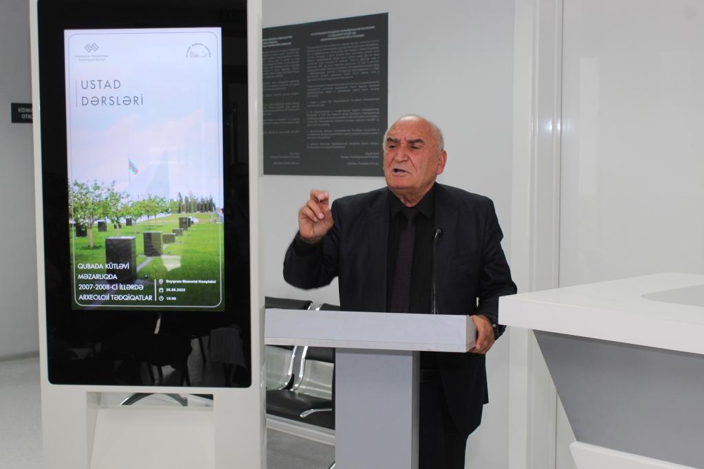 Soyqırımı Memorial Kompleksində Elmi şöbə əməkdaşlarının elmi potensiallarının artırılması məqsədilə təşkil edilən “Ustad dərsləri” davam etdirilir.