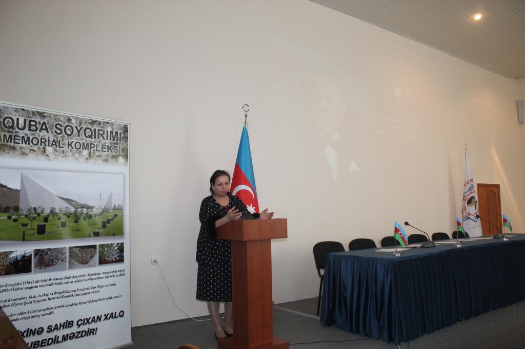 Soyqırımı Memorial Kompleksi və Bakı Qızlar Universitetinin birgə təşkilatçılığı ilə “Ulu Öndər Heydər Əliyevin mədəni  irsimizin qorunmasında rolu” mövzusunda respublika elmi-praktik konfrans keçirilmişdir.