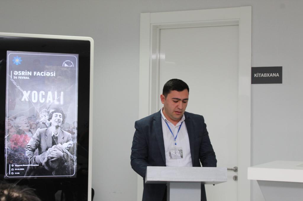 An educational event on "Tragedy of the Khojaly Century" was held at the "Genocide Memorial Complex" in Guba.