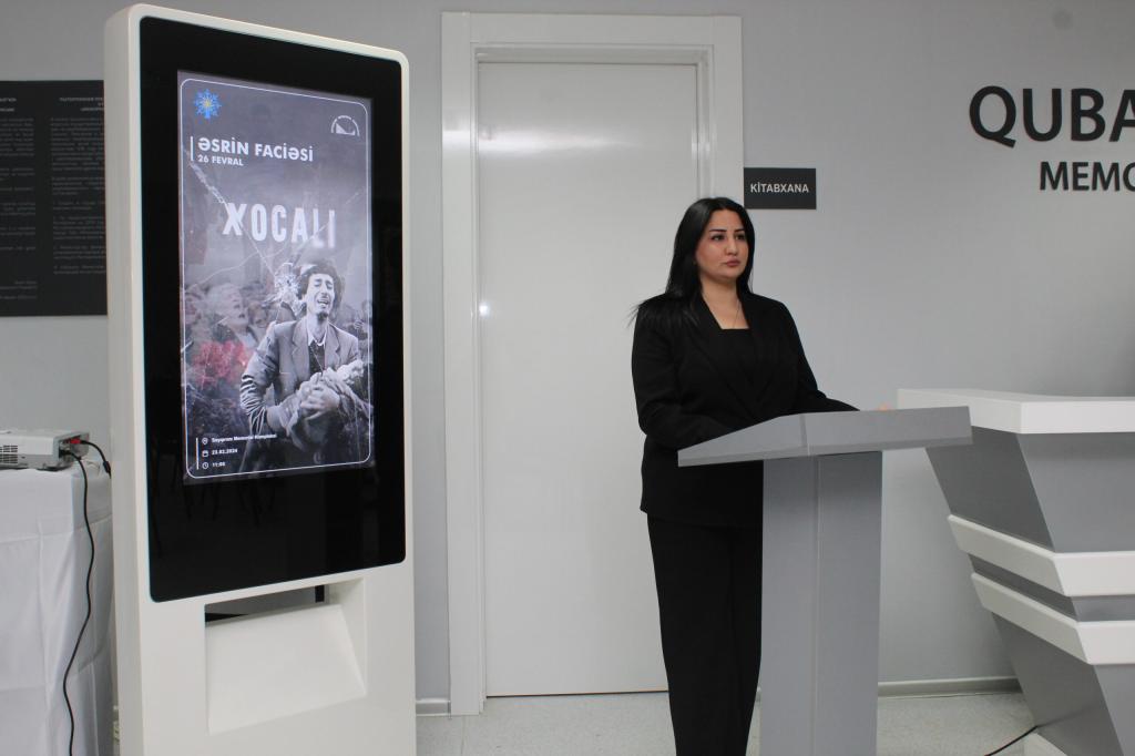 An educational event on "Tragedy of the Khojaly Century" was held at the "Genocide Memorial Complex" in Guba.