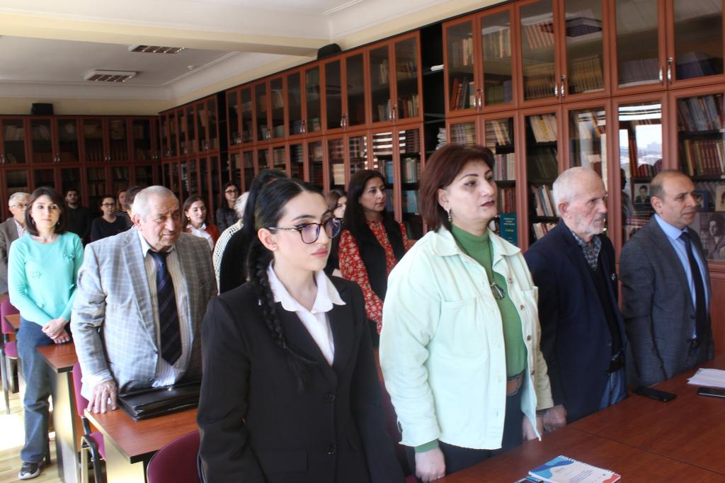 AMEA-nın akademik Ziya Bünyadov adına Şərqşünaslıq İnstitutunda 31 Mart – Azərbaycanlıların Soyqırımı Gününə həsr olunan tədbir keçirilib. Tədbirdə Quba şəhərində “Soyqırımı Memorial Kompleksi”nin əməkdaşları – direktor müavini Mehriban Əliyeva, tarix üzrə fəlsəfə doktoru Sübhan Talıblı və Nurcan Allahverdiyeva da öz məqalələri ilə çıxış ediblər.