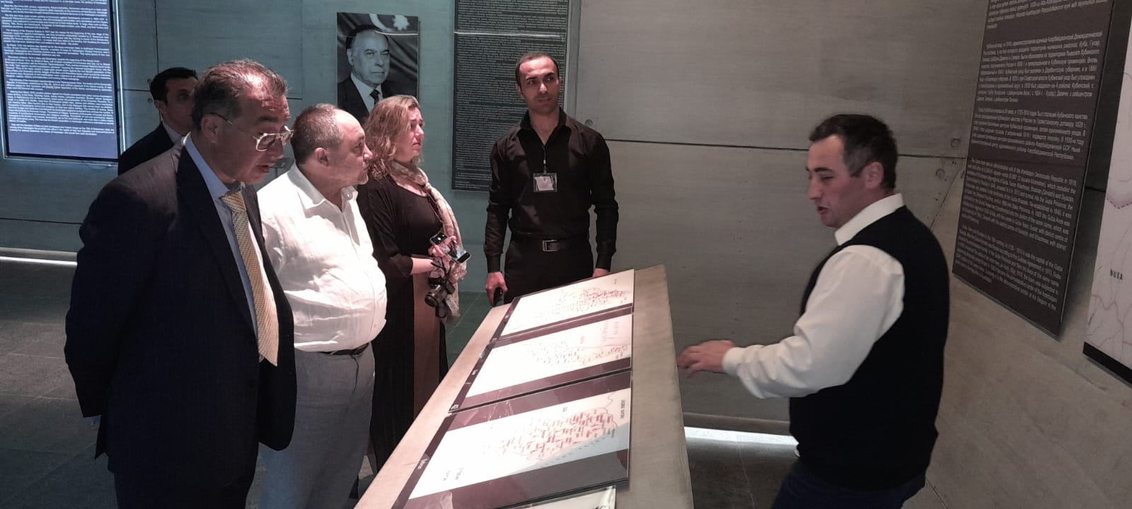 The delegation of the Bukhara Jewish Congress of the USA and Canada visited the Genocide Memorial Complex during their trip to Guba, where they received detailed information about the genocides of 1918.