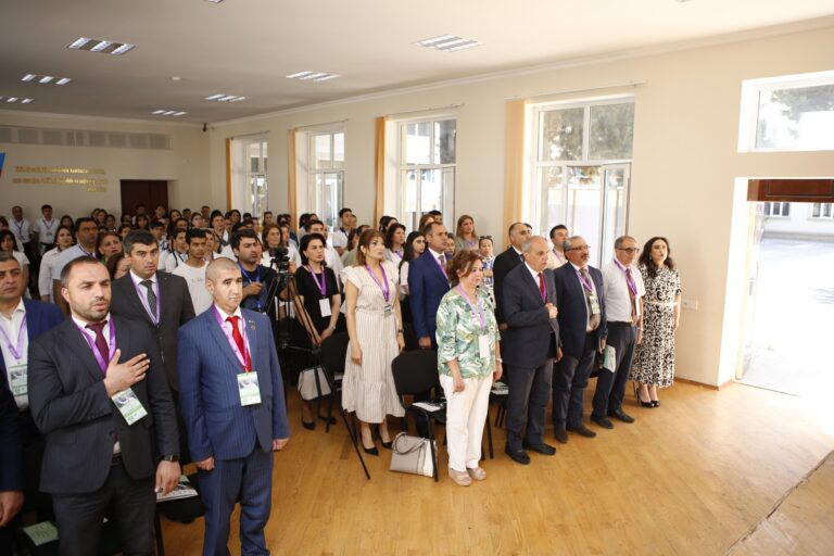 The 4th Republican Student Scientific-Practical Conference, dedicated to the "Year of Solidarity for the Sake of the Green World," was held at the Republican Humanities Gymnasium named after S.C. Peshavari. The event focused on "Students' Views on Science and Education in Azerbaijan" and saw participation from employees of the "Genocide Memorial Complex" in Guba.