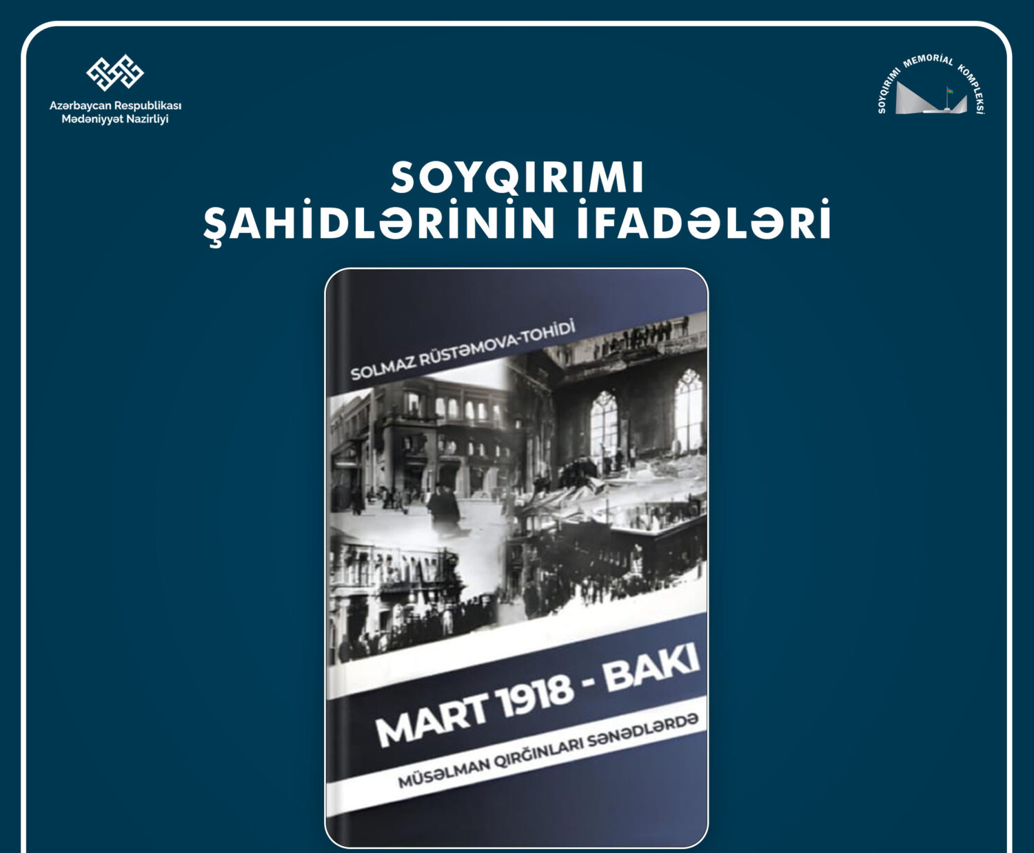 Для расследования фактов геноцида, совершенного армяно-большевистскими формированиями в 1918 году, была создана Чрезвычайная Следственная Комиссия, значительная часть собранных ею документов и материалов состояла из свидетельских показаний: